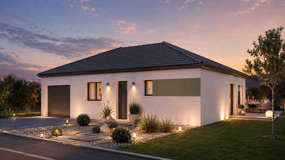 MAISON NEUVE DE PLAIN-PIED À BERGHOLTZ - 81 M², 3 CHAMBR....