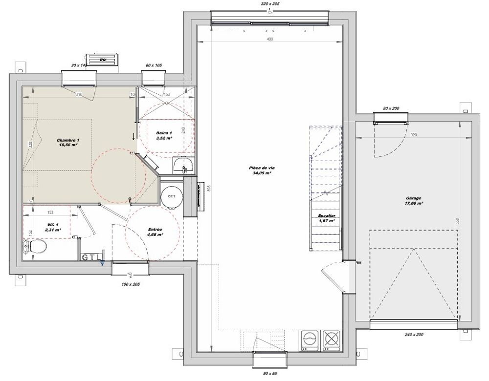 MAISON À CONSTRUIRE DE 86 M² À LUÇON, 4 PIÈCES ....