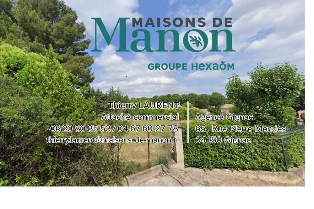 vente Terrain - 425 m² Montbazin (34560)