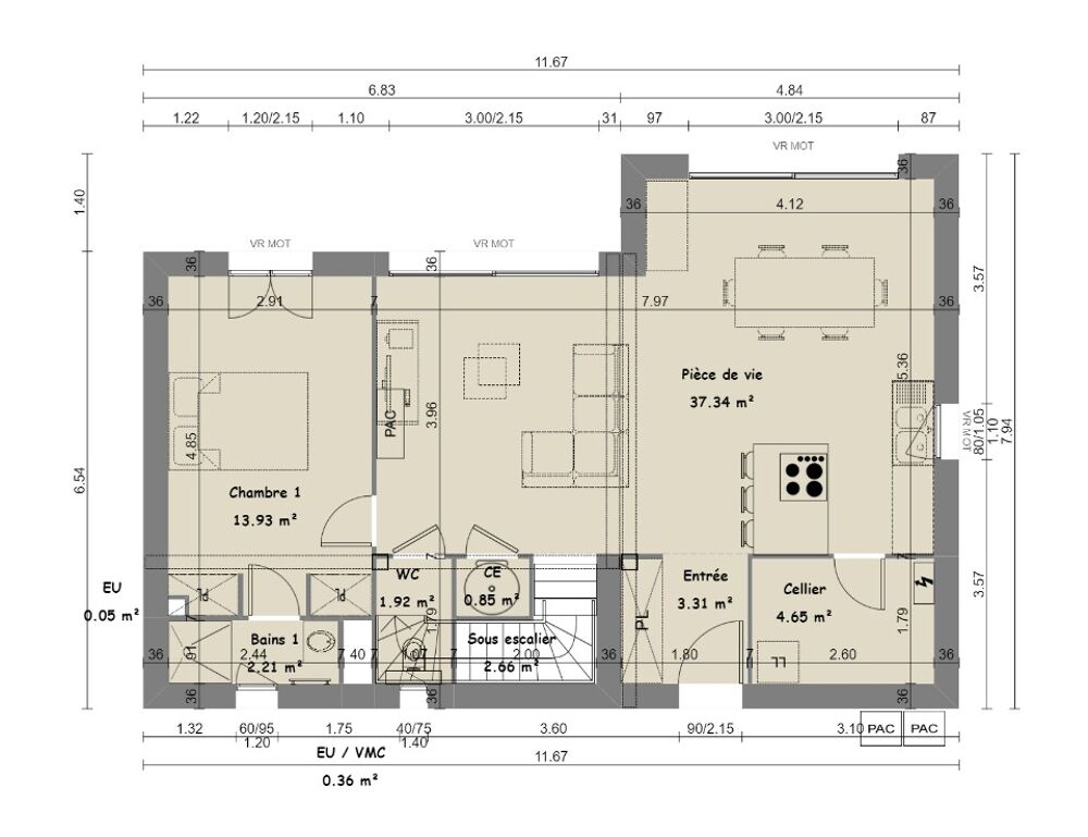 vente Maison - 4 pièce(s) - 95 m² Fréjus (83600)