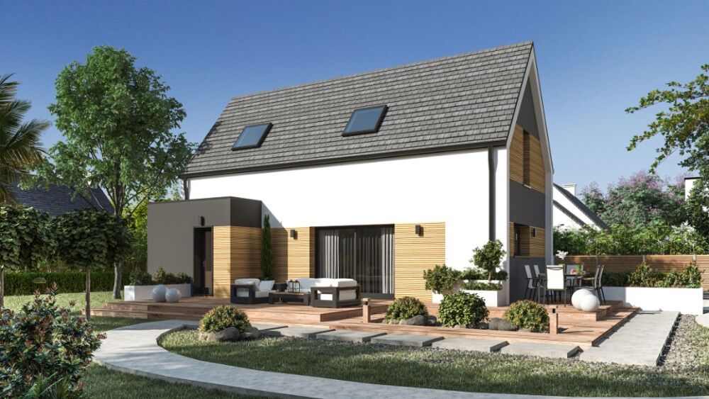 MAISON À CONSTRUIRE DE 91 M² À THEIX AVEC 5 PIÈCES, PROC....