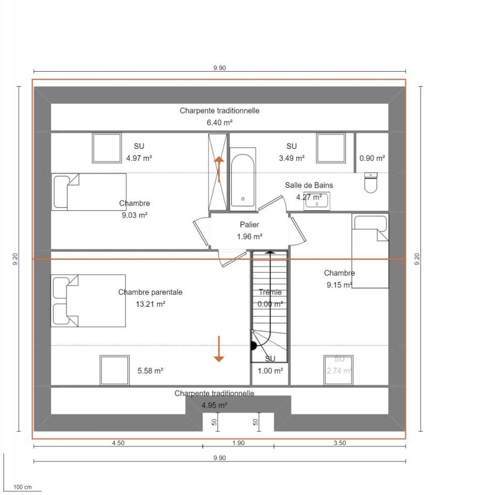 vente Maison - 5 pièce(s) - 110 m² Lagnicourt-Marcel (62159)