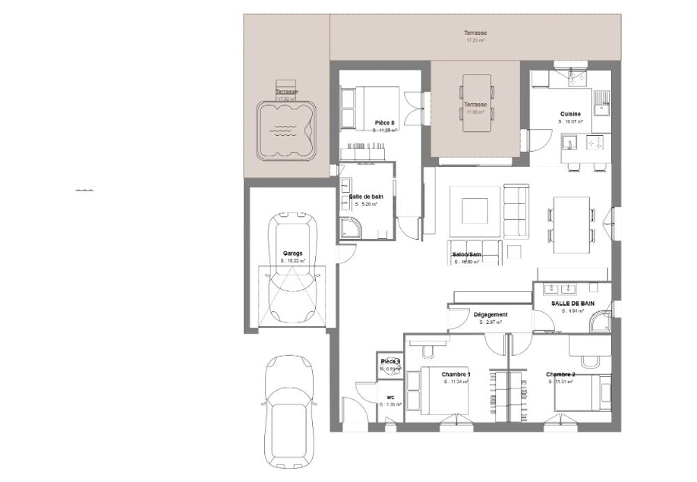 vente Maison - 1 pièce(s) - 110 m² Remoulins (30210)
