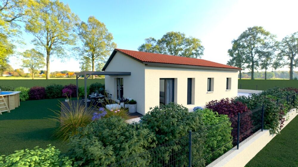 Maison neuve 93 M2 avec jardin à ALBON (26140) Vous ....