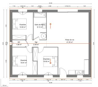  Maison  vendre 4 pices 83 m