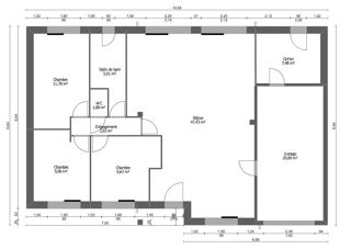  Maison à vendre 5 pièces 88 m²