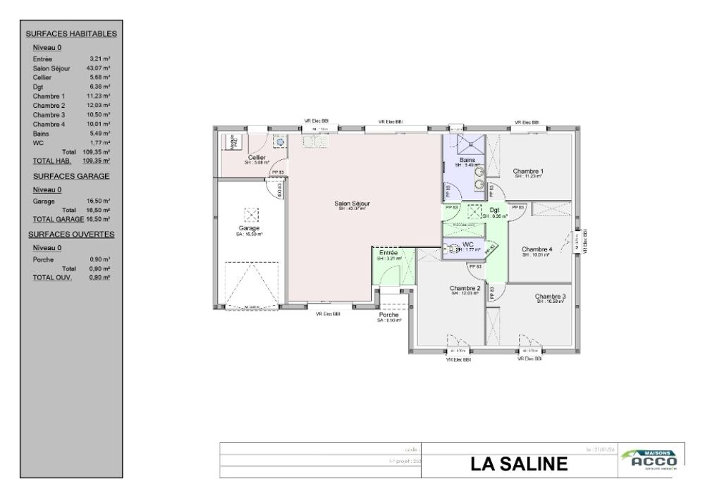 vente Maison - 5 pièce(s) - 109 m² Courçon (17170)