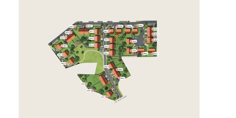 vente Terrain - 308 m² Pamfou (77830)