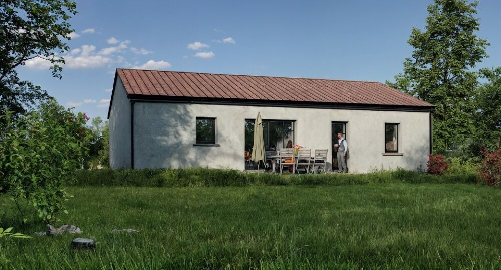 Cette charmante maison de plain-pied de 90 m² avec son t....