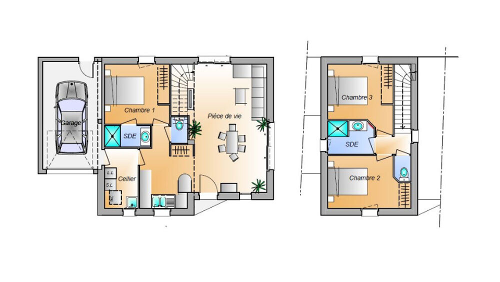 MAISON NEUVE À NOTRE-DAME-DE-MONTS 82 M² AVEC 5 PIÈCES<B....