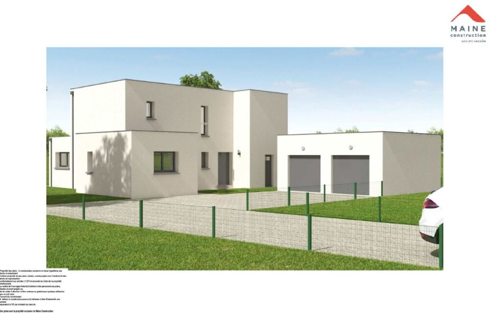 MAISON NEUVE DE 144 M² À YVRÉ-L'ÉVÊQUE, PROCHE GARE.<BR/....