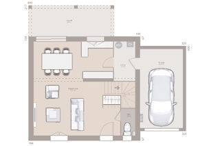  Maison 4 pices 85 m Champdieu