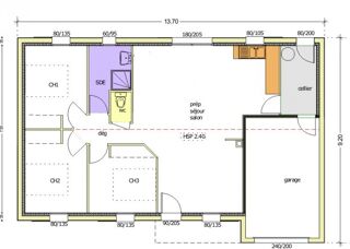  Maison � vendre 4 pi�ces 58 m�