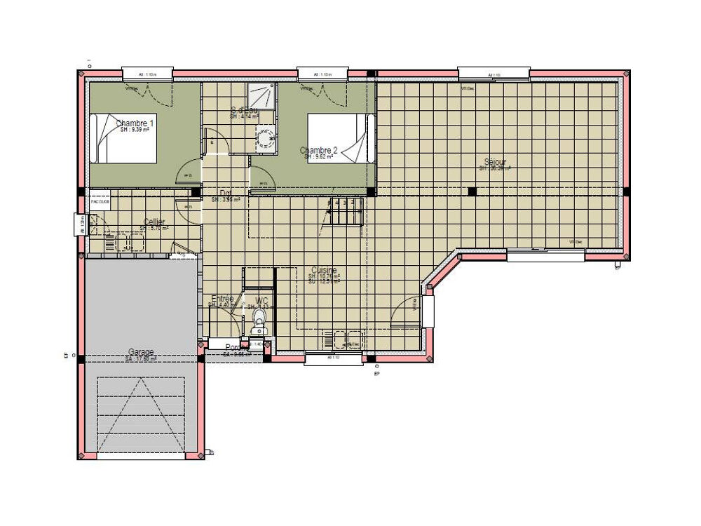 VENTE d'une maison T4 (85 m²) à Coulans-sur-Gée Idéa....