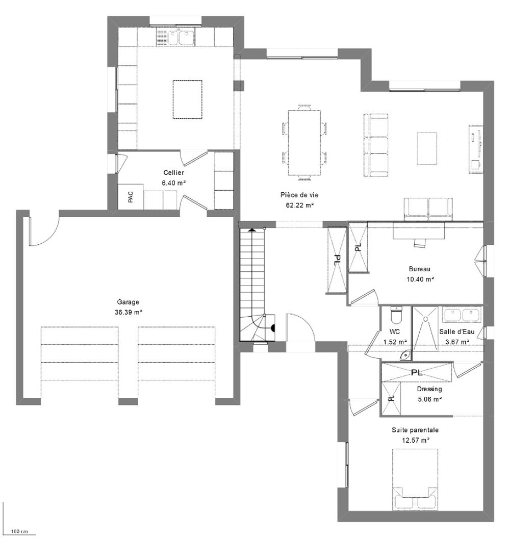 MAISON À CONSTRUIRE DE 140 M² PROCHE DE LE BLANC <BR....