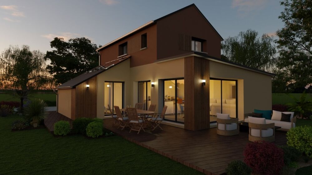 🏡 PROJET MAISON OSSATURE BOIS 110 m² À GUICHEN P....