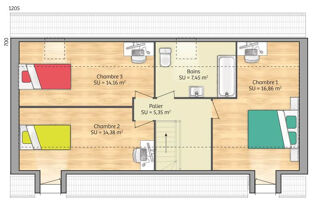  Maison 6 pièces 90 m² Villers-marmery