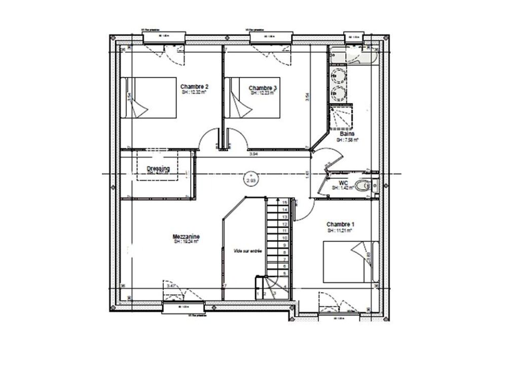 vente Maison - 4 pièce(s) - 57 m² Champagné (72470)