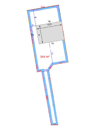  Terrain � vendre 544 m�