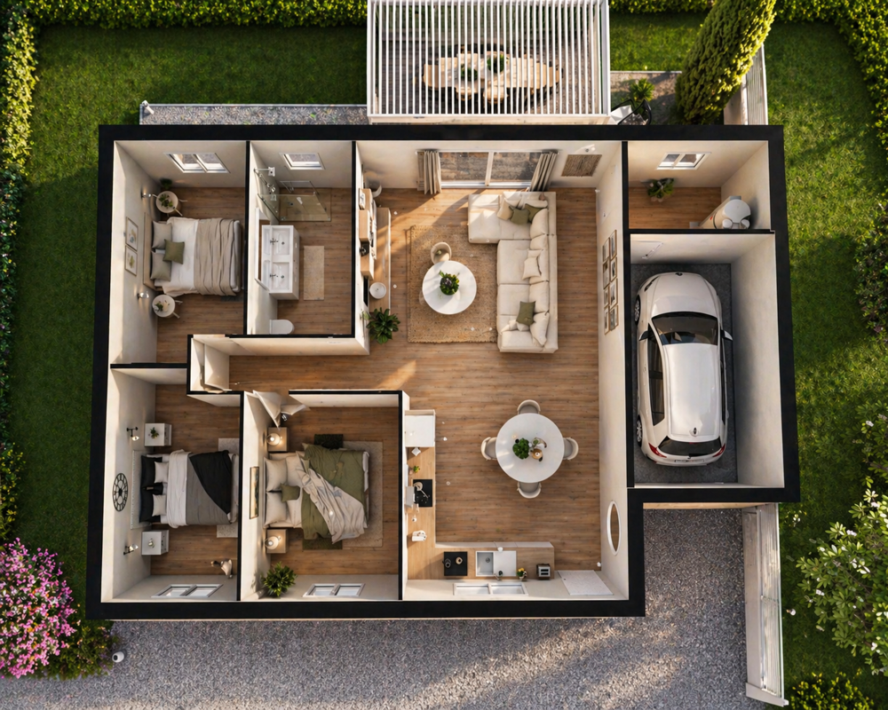 vente Maison - 4 pièce(s) - 91 m² Eclassan (07370)