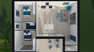  Maison � vendre 3 pi�ces 60 m�