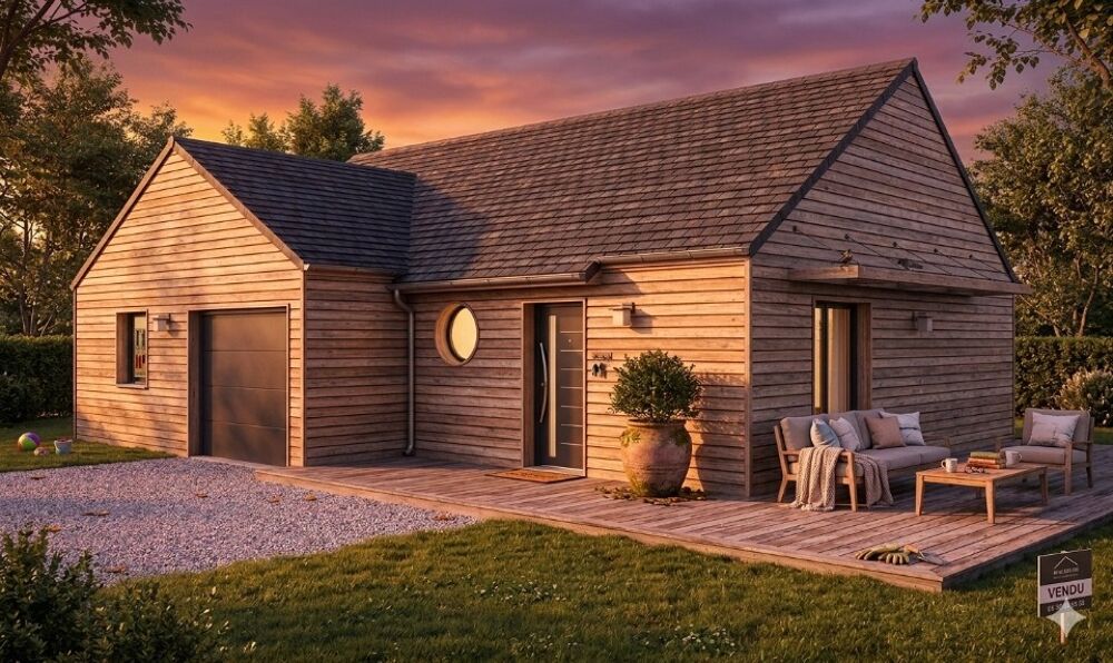 MAISON BOIS À CONSTRUIRE DE 90 M² DANS UN EMPLACEMENT PR....