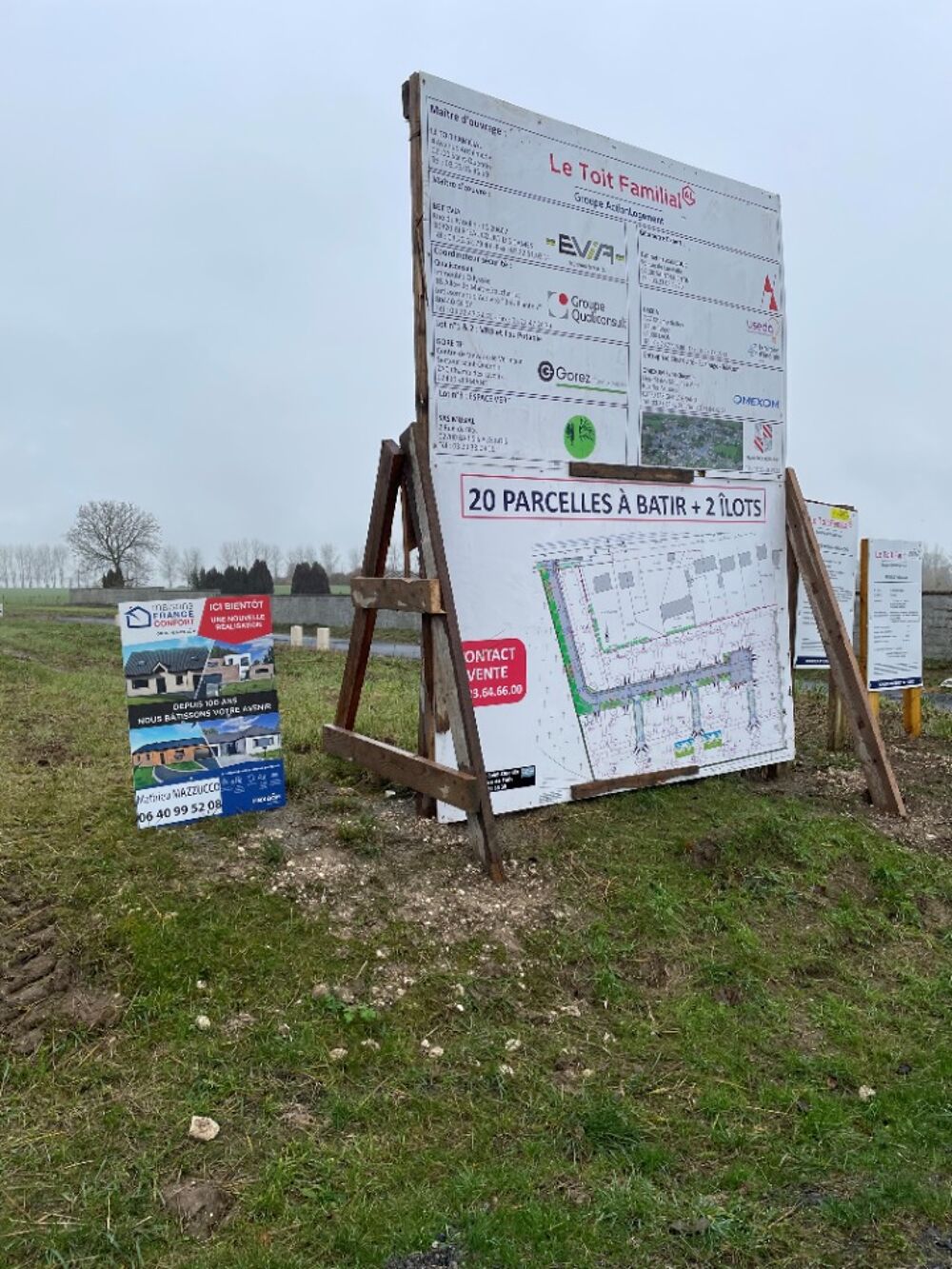 vente Terrain - 554 m² Étreillers (02590)