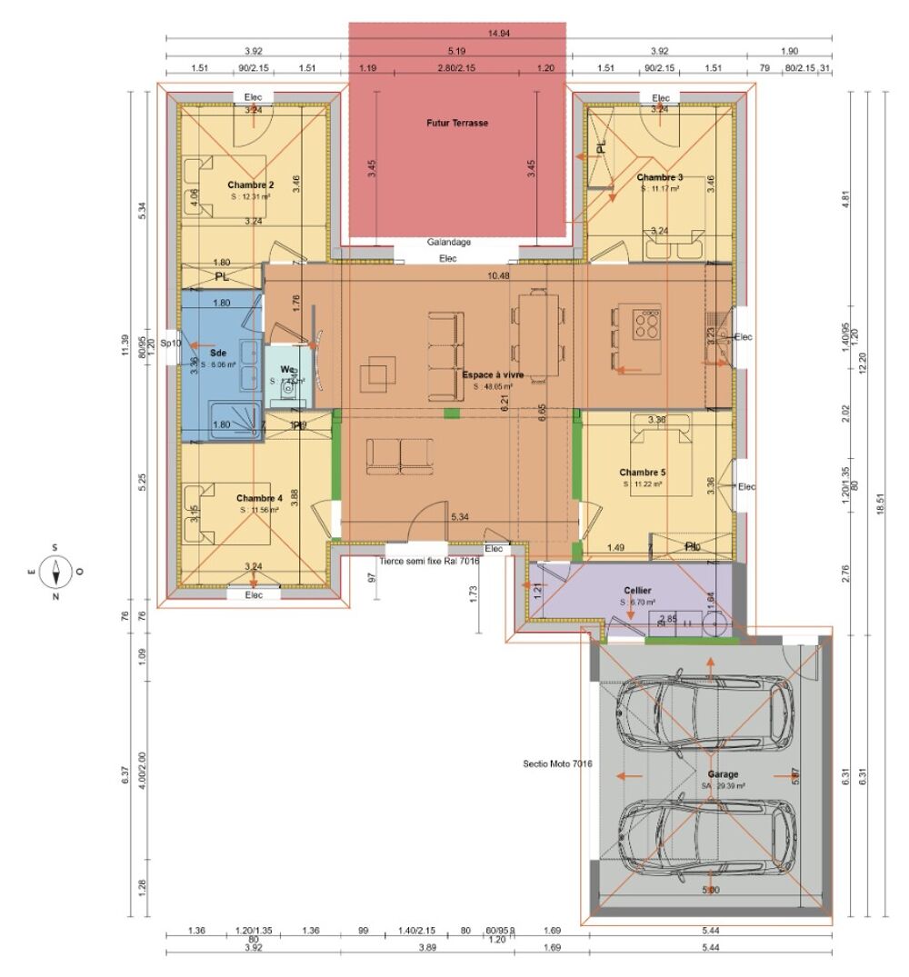 vente Maison - 4 pièce(s) - 130 m² Saint-Épain (37800)