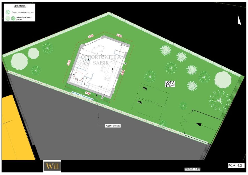 vente Terrain - 476 m² Marseille 12