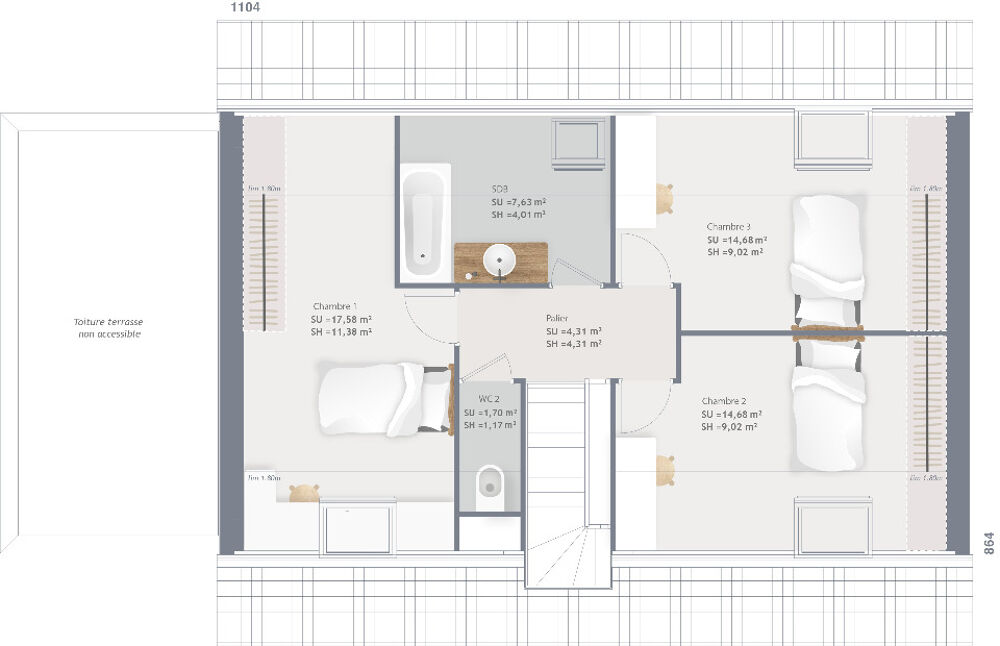 vente Maison - 6 pièce(s) - 115 m² Ardres (62610)
