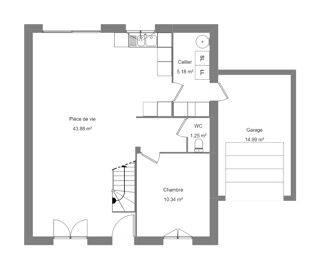  Maison 4 pices 90 m Chteauroux