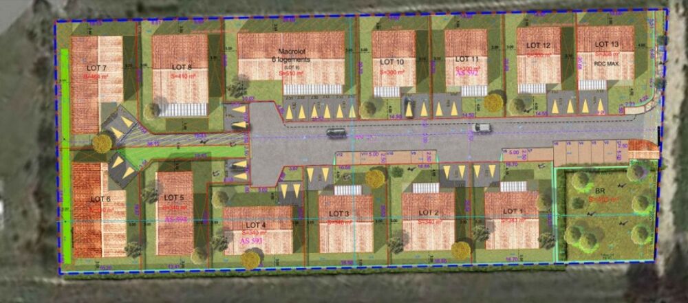 vente Terrain - 340 m² Jonquières-Saint-Vincent (30300)