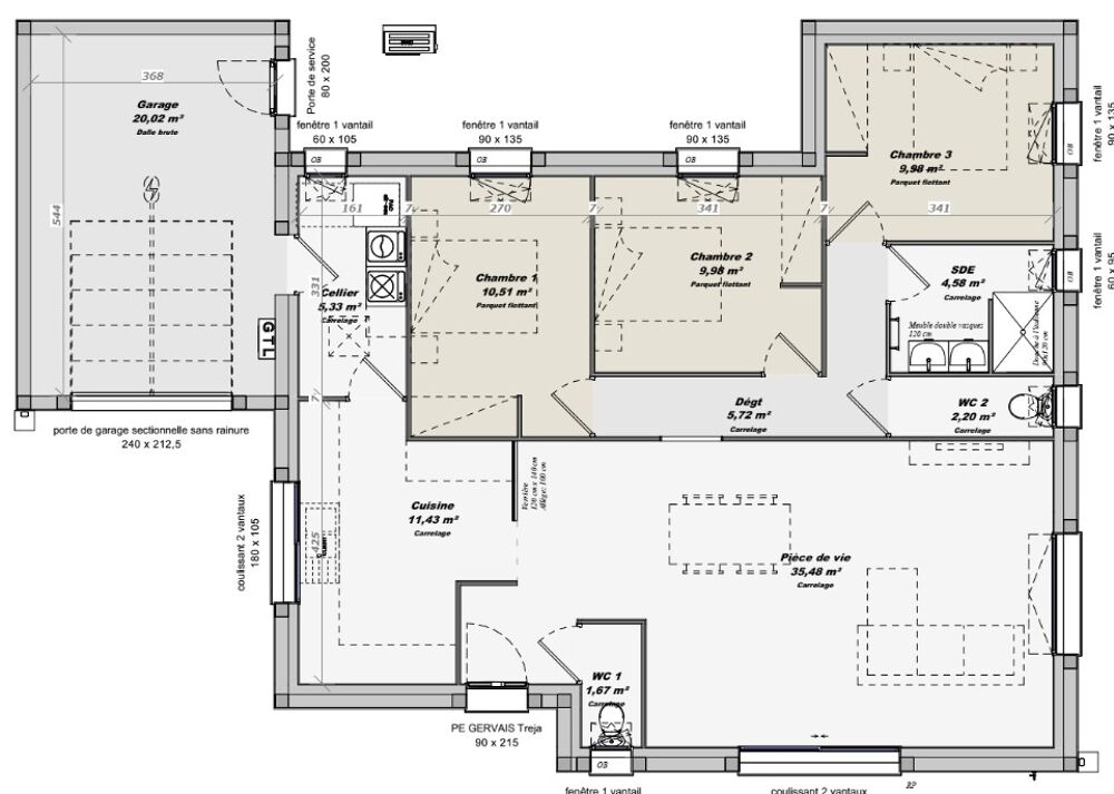 vente Maison - 4 pièce(s) - 97 m² Bretignolles-sur-Mer (85470)