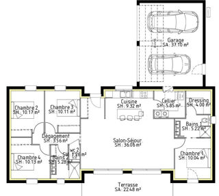  Maison à vendre 6 pièces 111 m²