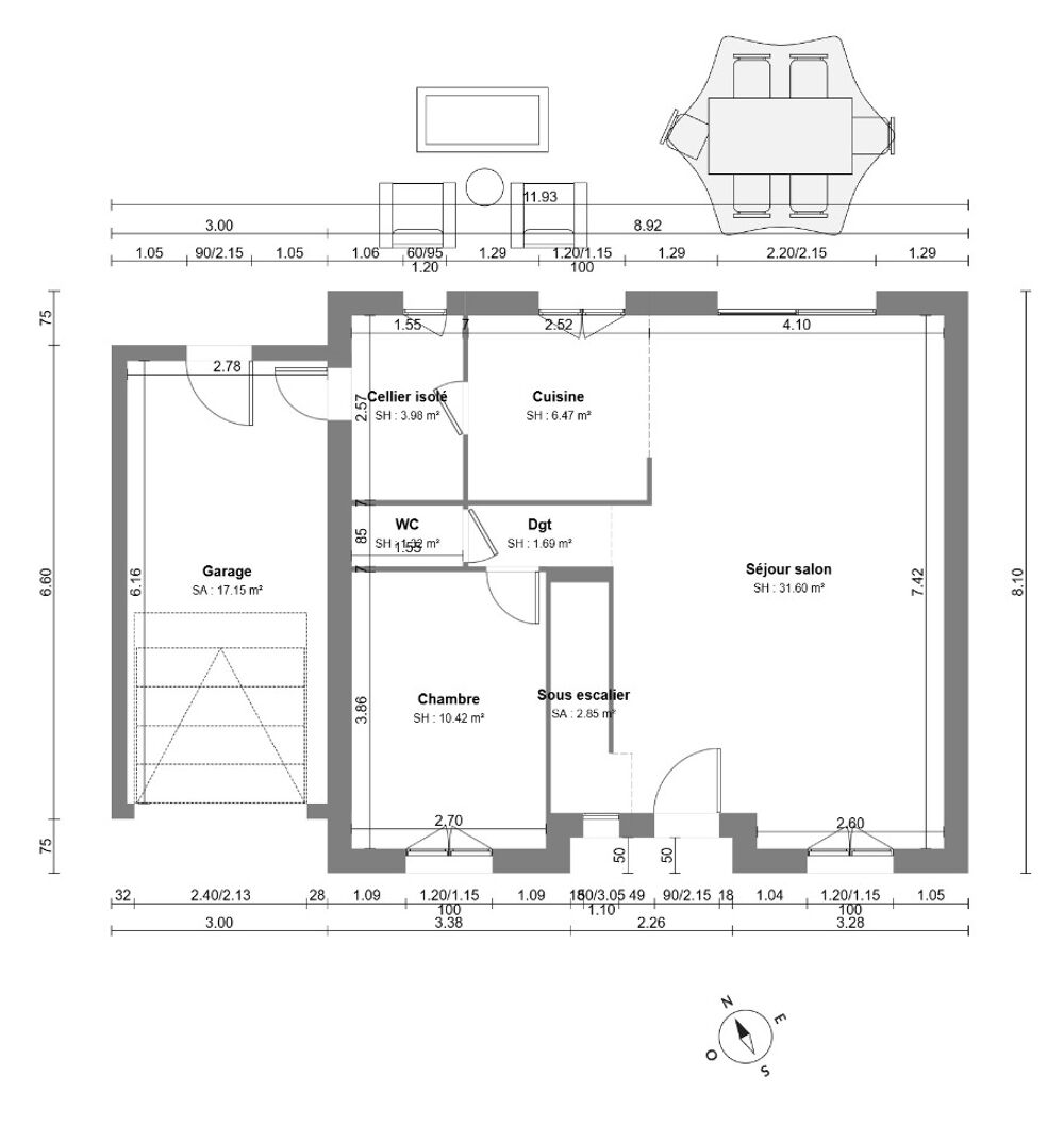 vente Maison - 5 pièce(s) - 100 m² Taverny (95150)
