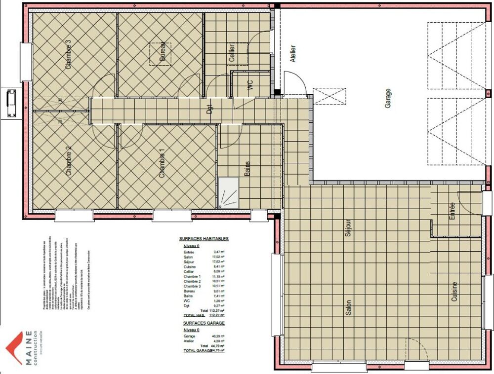 VENTE : maison de 5 pièces (112 m²) au Mans Idéaleme....