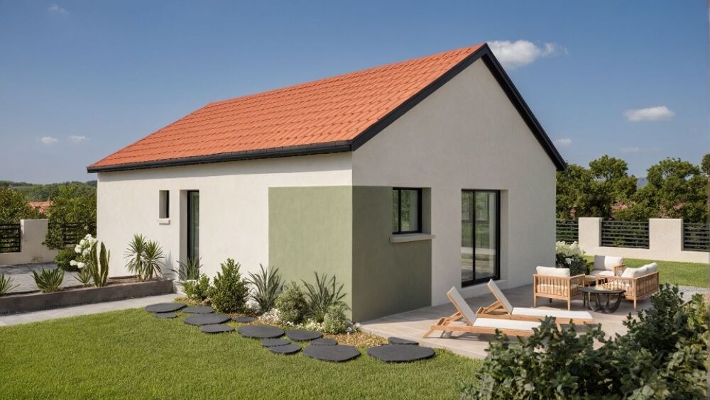 PROJET MAISON + TERRAIN - MAISON À CONSTRUIRE DE 69 M² À....