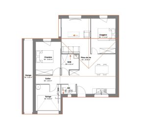  Maison � vendre 3 pi�ces 70 m�