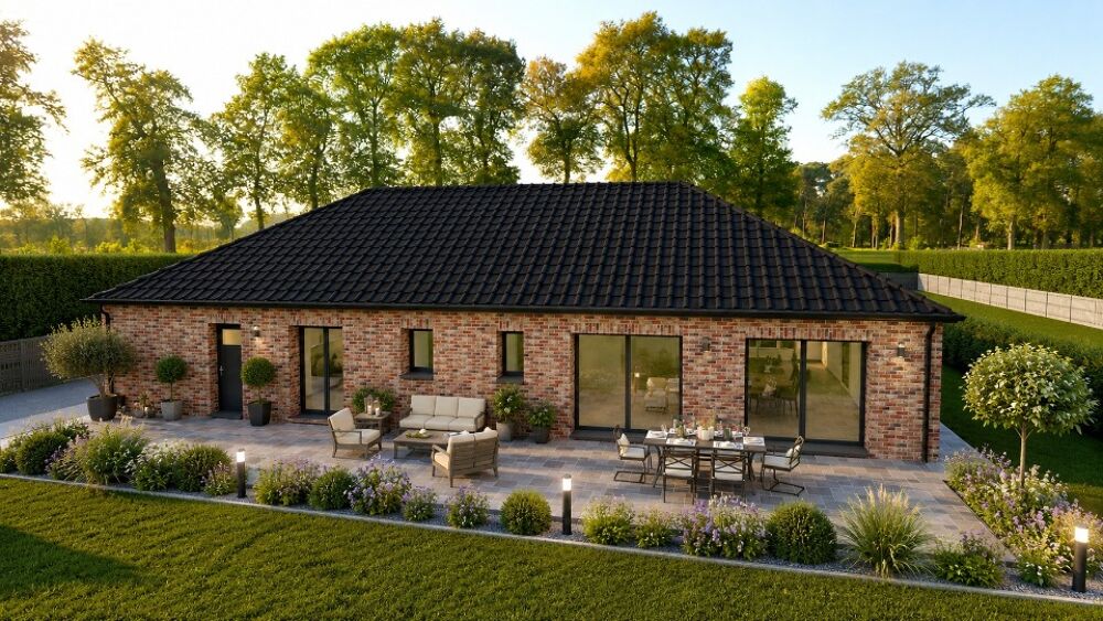 Maison neuve de plain-pied à construire à Thun-l'Évêque,....