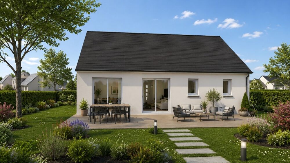 Belle maison à construire de 70 m² habitables avec garag....
