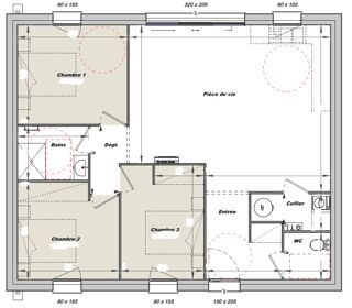  Maison � vendre 4 pi�ces 82 m�