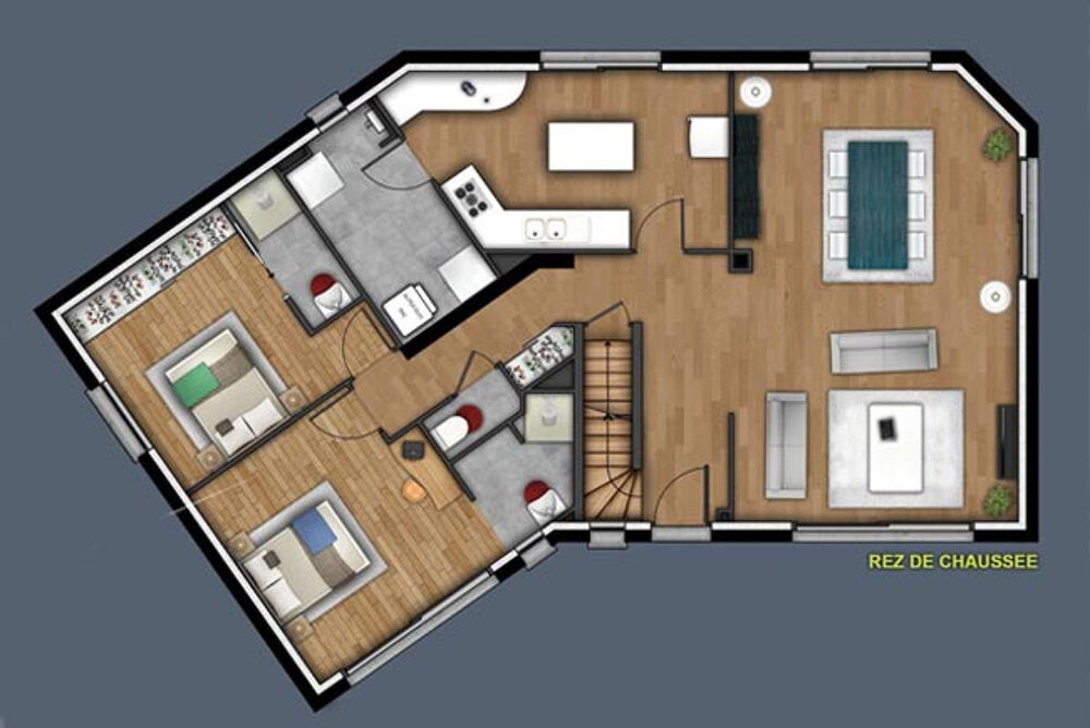 MAISON À CONSTRUIRE DE 179 M² PROCHE D'ÉVREUX, 7 PIÈCES<....