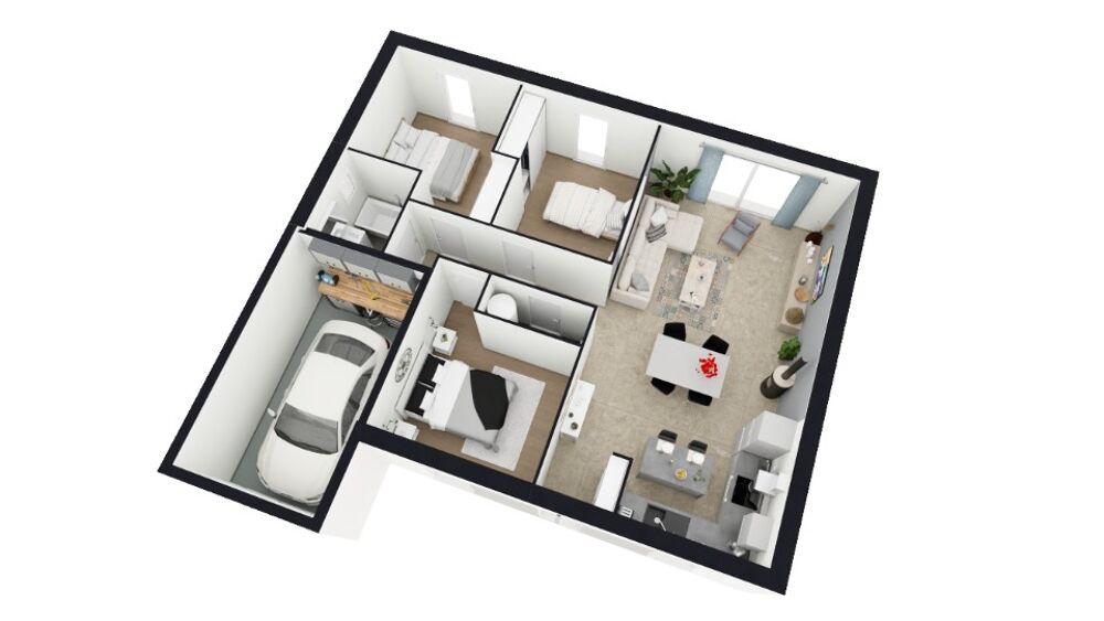 vente Maison - 6 pièce(s) - 76 m² Rouxmesnil-Bouteilles (76370)