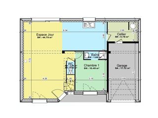  Maison 5 pi�ces 63 m� Saint-jean-d'ass�