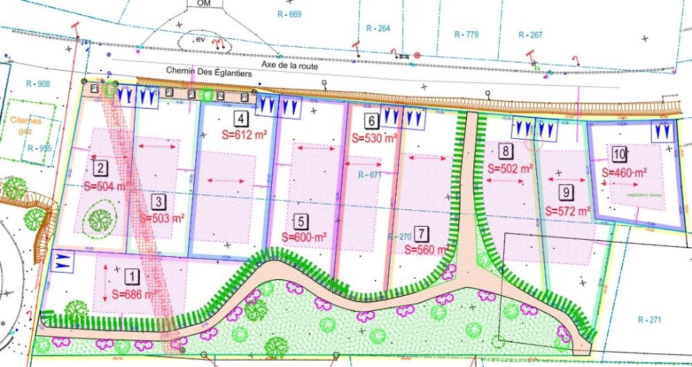 vente Terrain - 572 m² Saint-Christol (84390)