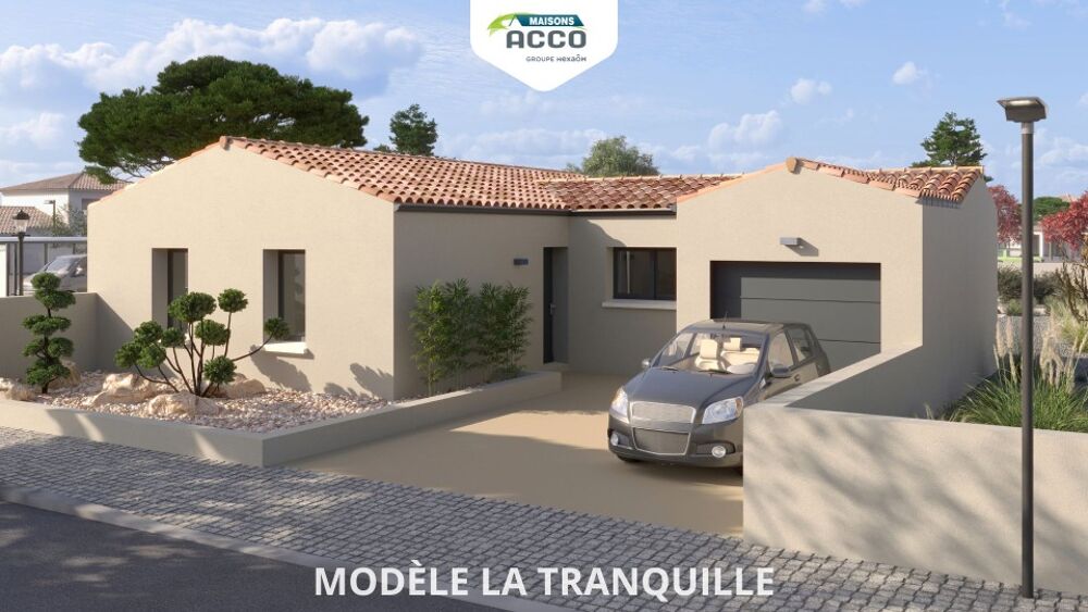 Maison neuve de plain-pied de 96 m² avec terrain de 402 ....