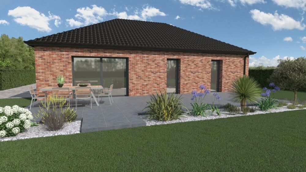 Maison de plain-pied de 93m2 avec garage à construire à ....