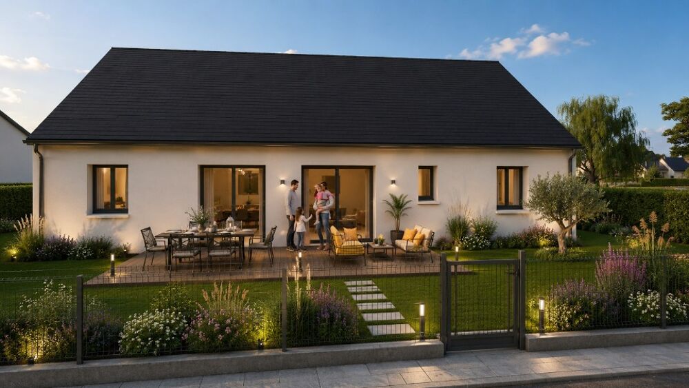 Voici une belle maison à construire de 101m², comprenant....