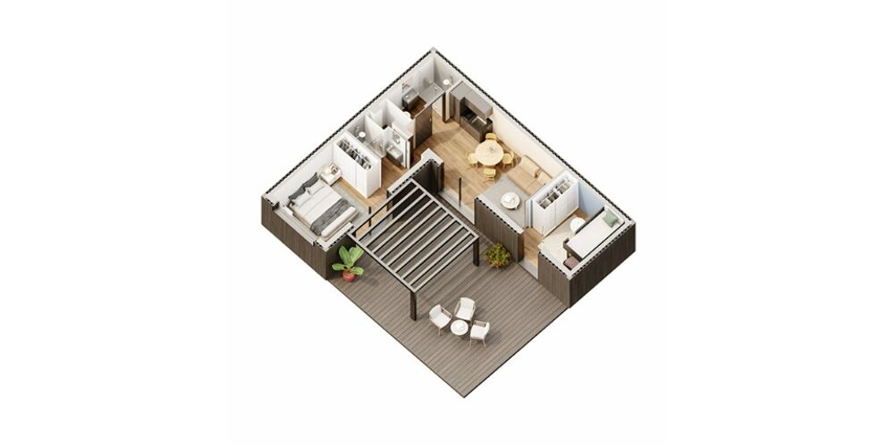 vente Maison - 2 pièce(s) - 43 m² Saint-Étienne-du-Rouvray (76800)