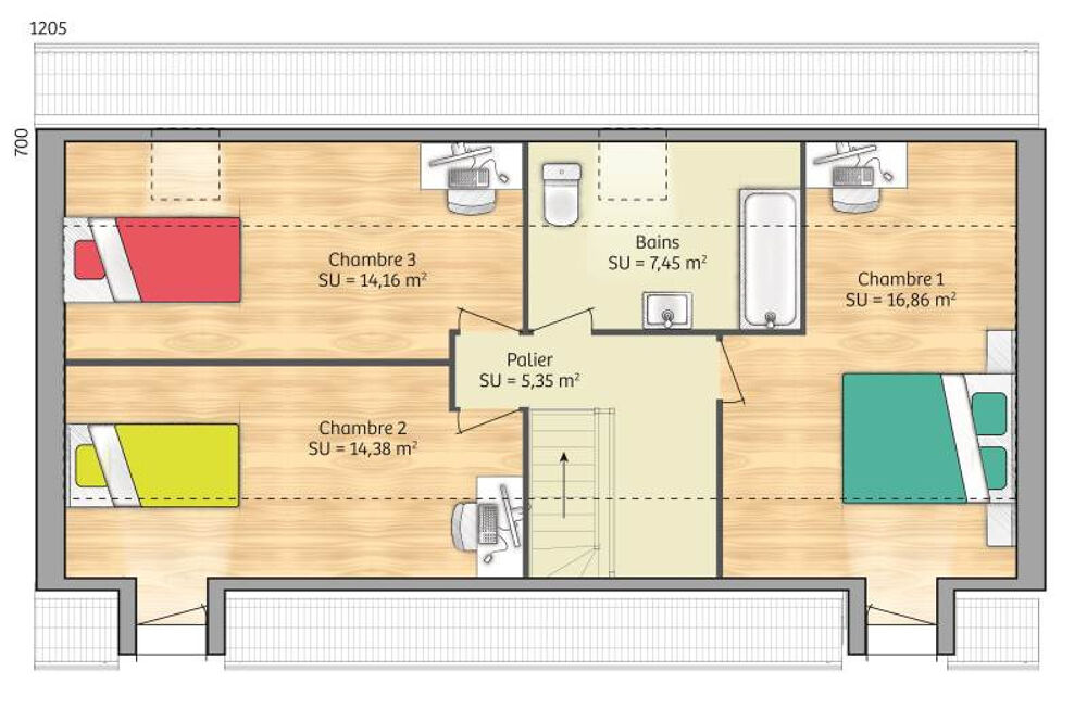 vente Maison - 6 pièce(s) - 90 m² Laboissière-en-Thelle (60570)